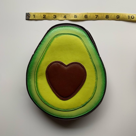kawaii heart avocado crossybody bag - Picture 5 of 6